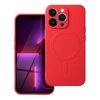 Futerał do Samsung A27 Silicone Mag Cover zgodny z MagSafe czerwony